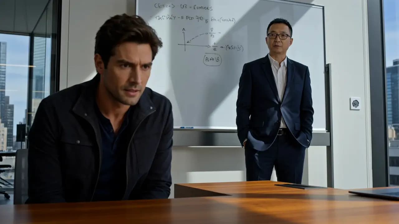 Still from Patent Traps, episode 4