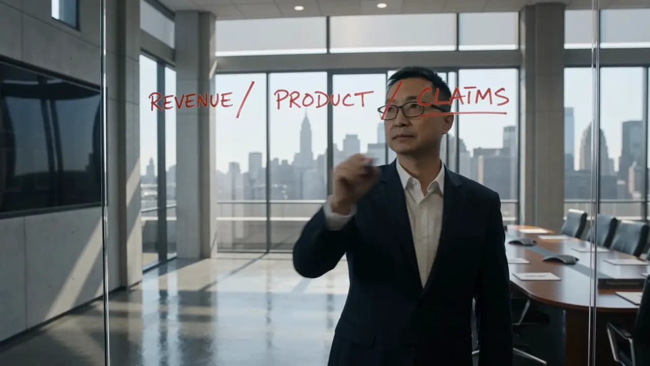 Still from Patent Traps, episode 6